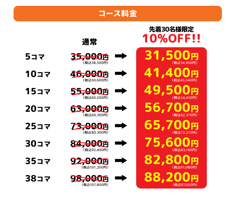 ウィンタースクール 2025 コース料金